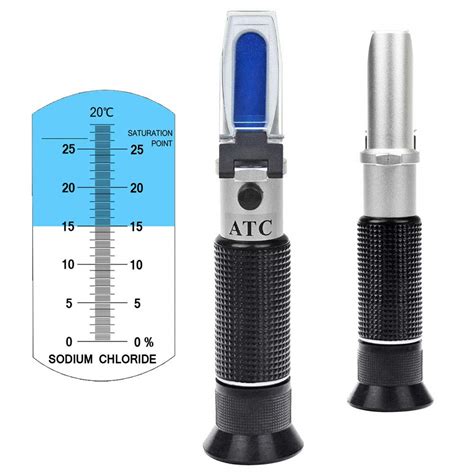 how is a refractometer used to measure salinity|high concentration salinity meter.